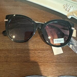 BCBGeneration Dark Frame Sunglasses